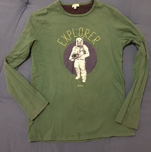 Paul Smith green long sleeve, 14a